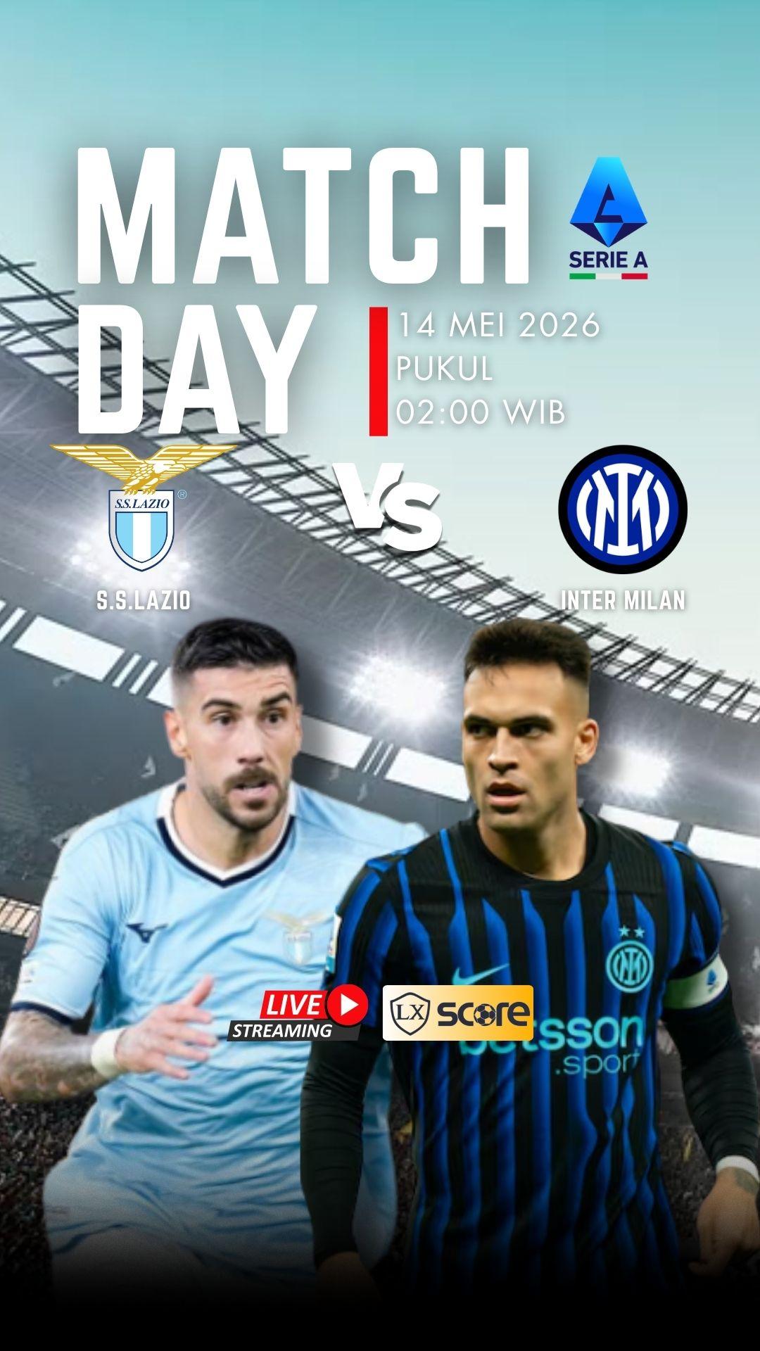 LIVE STREAMING S.S LAZIO VS INTER MILAN