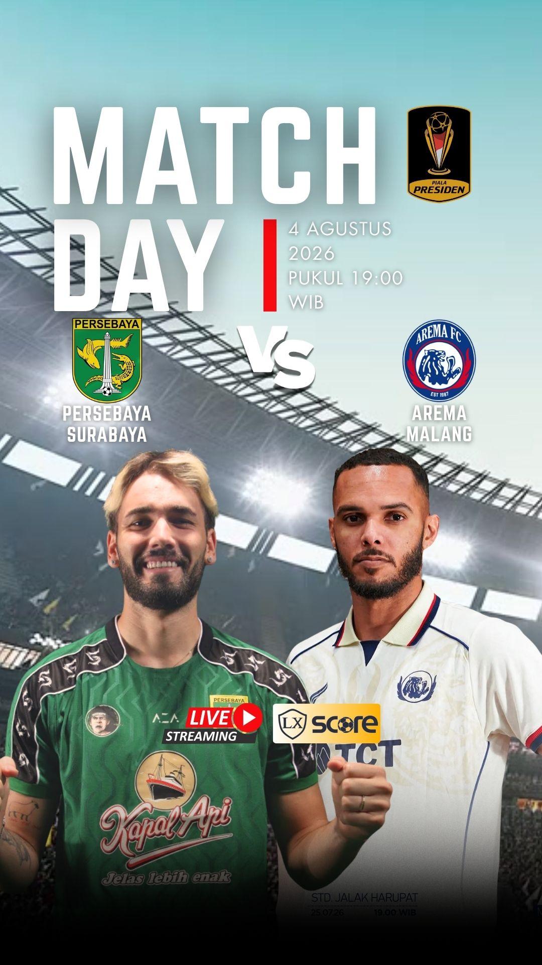 LIVE STREAMING PERSEBAYA VS AREMA