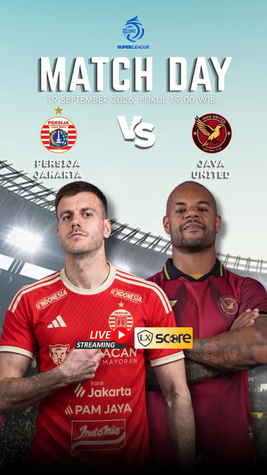 LIVE STREAMING PERSIJA VS JAVA UNITED