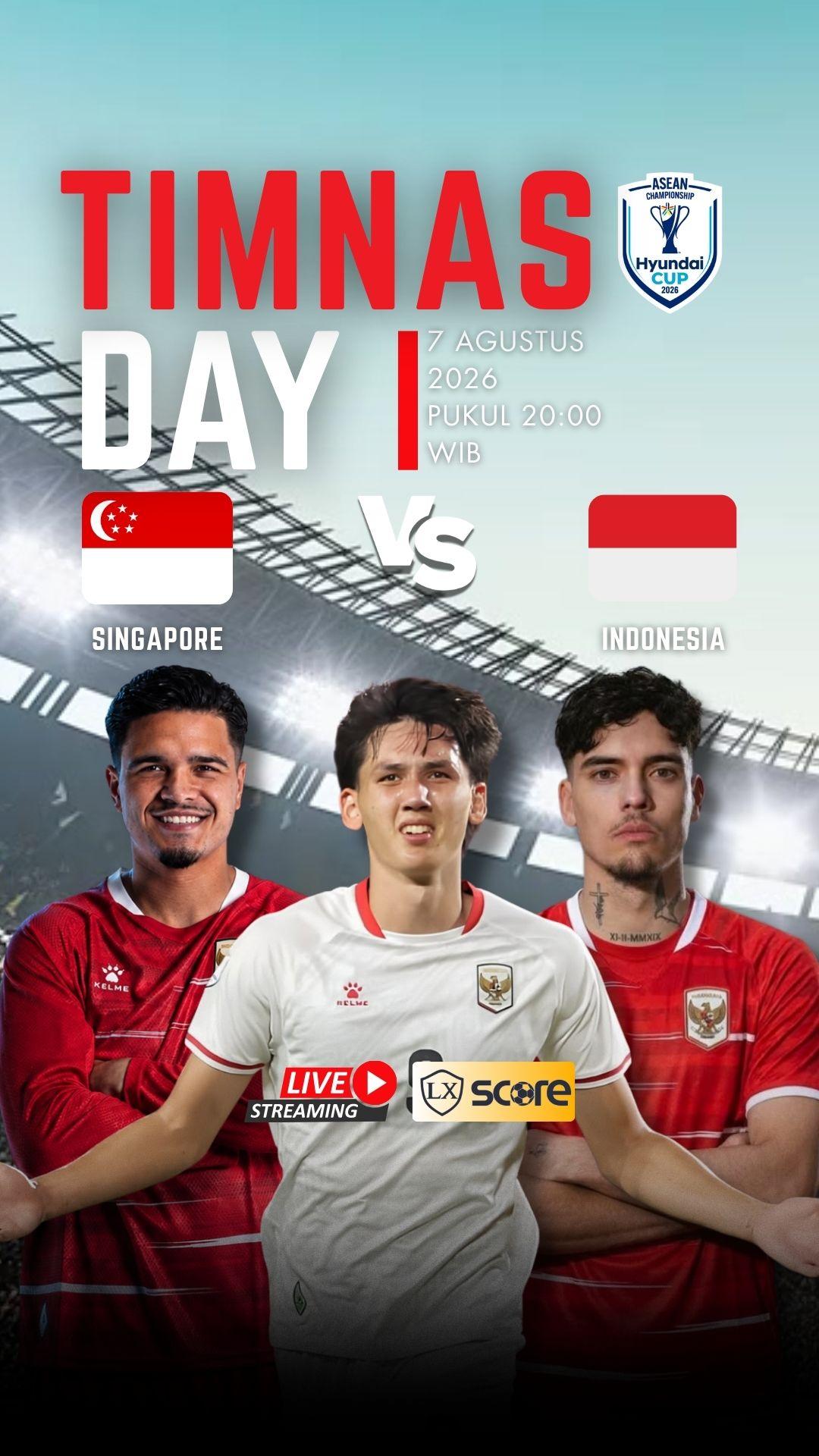 LIVE STREAMING SINGAPORE VS INDONESIA